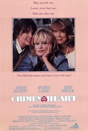 movie poster for CRIMES OF THE HEART