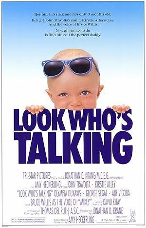 movie poster for LOOK WHO'S TALKING