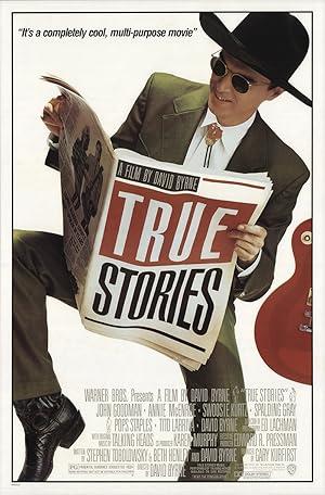 movie poster for TRUE STORIES