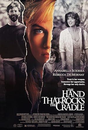 movie poster for THE HAND THAT ROCKS THE CRADLE