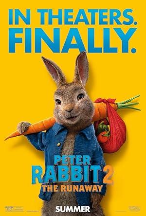 movie poster for PETER RABBIT 2: THE RUNAWAY