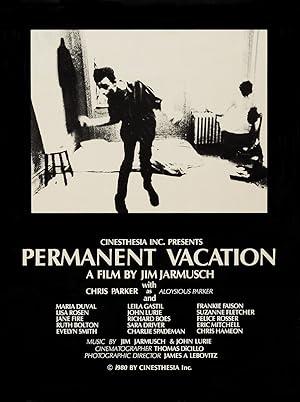 movie poster for PERMANENT VACATION