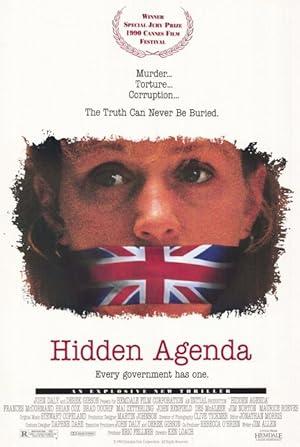 movie poster for HIDDEN AGENDA