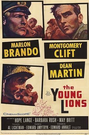 movie poster for THE YOUNG LIONS