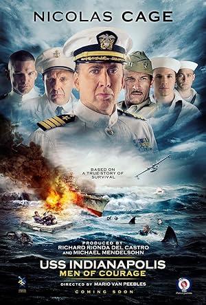 movie poster for USS INDIANAPOLIS: MEN OF COURAGE