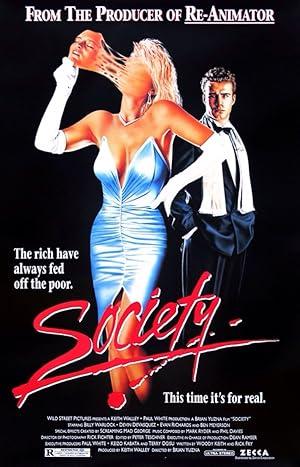 movie poster for SOCIETY