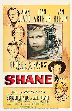 movie poster for SHANE