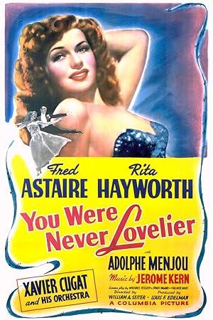 movie poster for YOU WERE NEVER LOVELIER
