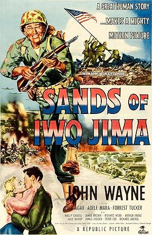 movie poster for SANDS OF IWO JIMA