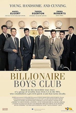 movie poster for BILLIONAIRE BOYS CLUB