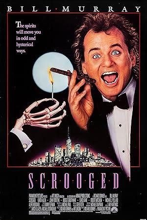 movie poster for SCROOGED