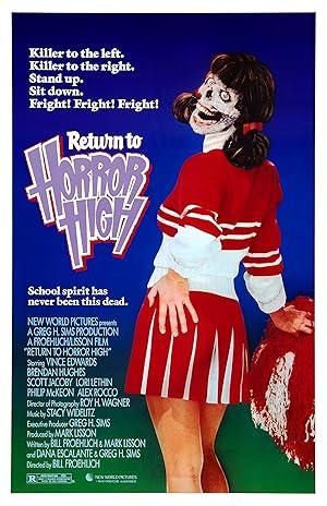movie poster for RETURN TO HORROR HIGH