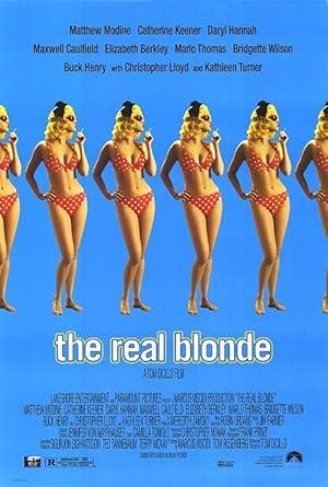 movie poster for THE REAL BLONDE