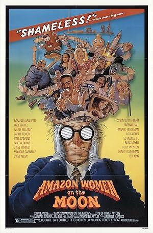 movie poster for AMAZON WOMEN ON THE MOON