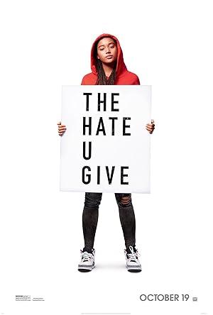 movie poster for THE HATE U GIVE