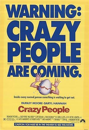 movie poster for CRAZY PEOPLE