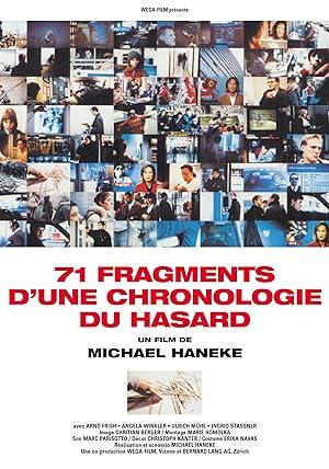 movie poster for 71 FRAGMENTS OF A CHRONOLOGY OF CHANCE
