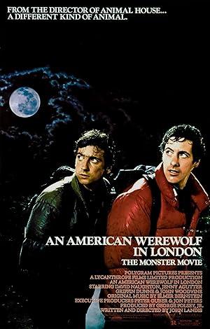movie poster for AMERICAN WEREWOLF IN LONDON