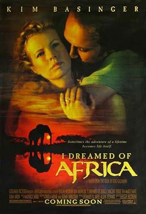 movie poster for I DREAMED OF AFRICA