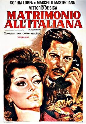 movie poster for MARRIAGE ITALIAN STYLE