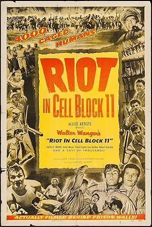 movie poster for RIOT IN CELL BLOCK 11