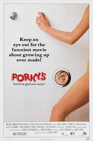 movie poster for PORKY'S
