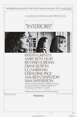 movie poster for INTERIORS
