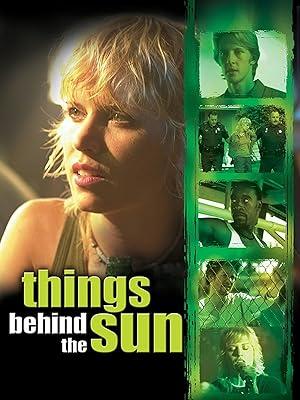 movie poster for THINGS BEHIND THE SUN