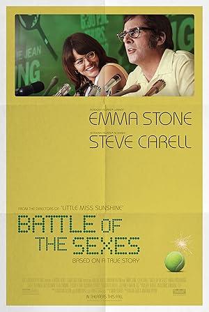movie poster for BATTLE OF THE SEXES