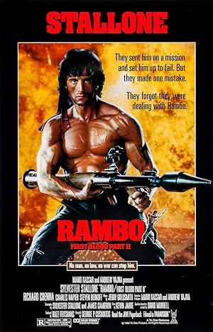 movie poster for RAMBO (FIRST BLOOD PART 2 )