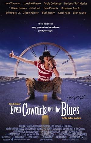 movie poster for EVEN COWGIRLS GET THE BLUES