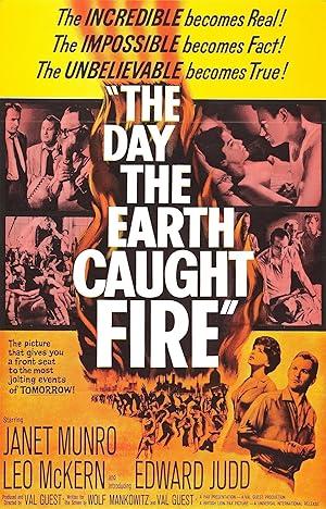 movie poster for THE DAY THE EARTH CAUGHT FIRE