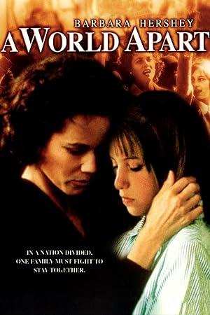 movie poster for A WORLD APART