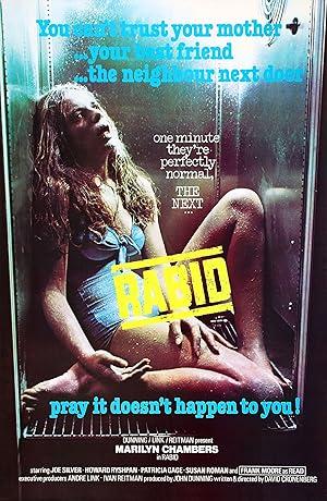 movie poster for RABID