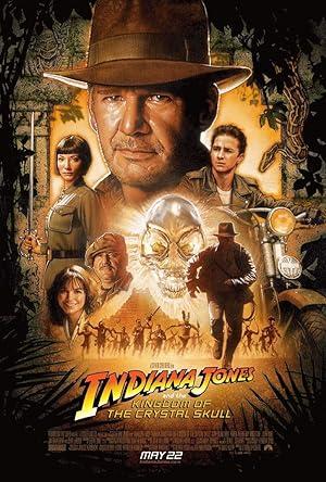 movie poster for INDIANA JONES AND THE KINGDOM OF THE CRYSTAL SKULL