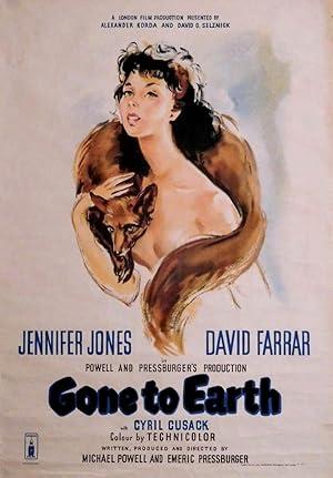 movie poster for GONE TO EARTH